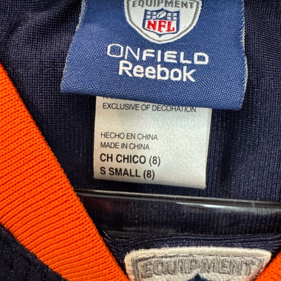 Denver Broncos Tebow NFL Jersey Blue Orange Youth Small - Picture 2 of 4